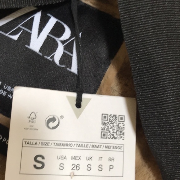 NWT! Zara size S black DuPont puffer jacket - Picture 9 of 14